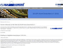 Tablet Screenshot of eulisp-alumni.de